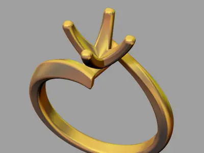 Rotated Ring 3D print model