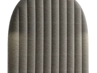 Headboard 2 variant with 5 materials 3D model