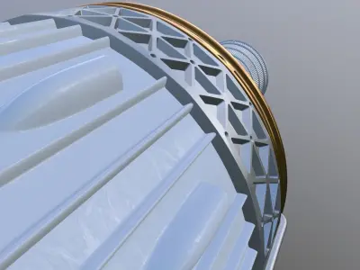 Rocket Engine 02 3D model