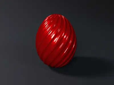 EGG COLLECTION - SET OF 10 EGGS HUNT 3D print model