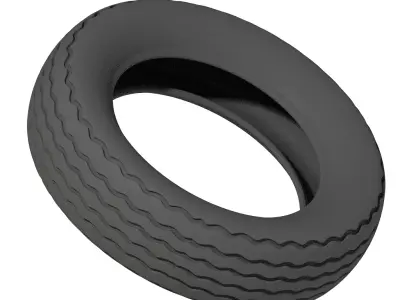 Exquisite Automotive Tyre 3D print model