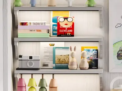 Children house  a shop with toys 3D model