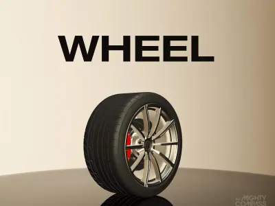 Wheel V1 3D model