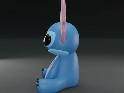 Stitch 3D model for 3D print 3D print model