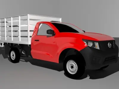 nissan np300 estaquitas Low-poly 3D model