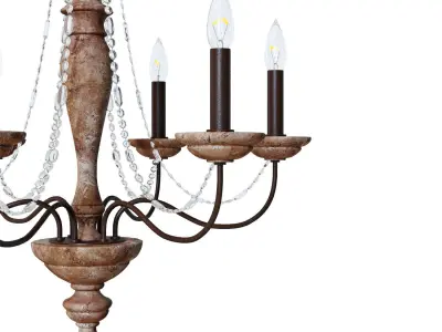 Home Accents Chandelier 3D model