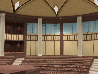 Punjab Assembly interior 3D model