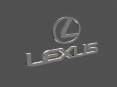 LEXUS 3D Logo 3D model