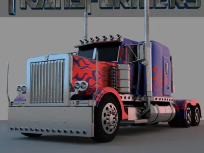 Optimus Prime Truck 3D model