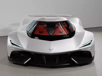Corvette CX 3D model