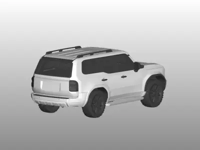 Toyota Land Cruiser 250  3D model