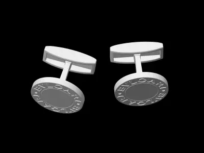 BULGARI - BVLGARI BVLGARI - CUFFLINKS 3D print model