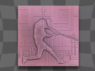 Baseball at NewYork 3D print model