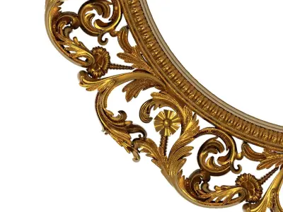 carved frame 3D model 86