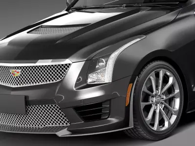 Cadillac ATS-V Sedan CG 2016 3D model