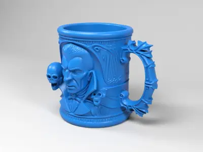 Dracula Mug 3D print model