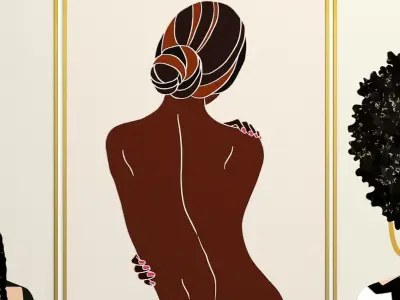 Art Frames 153- Black Arts 1 3D model