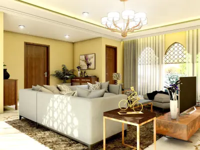 Resort Interior Design 3D model