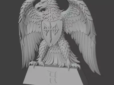 Halloween Eagle 3D Model 3D print model