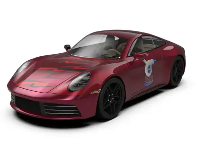 Tesla Model S-Electric Sedan - 3D Mode 3D model