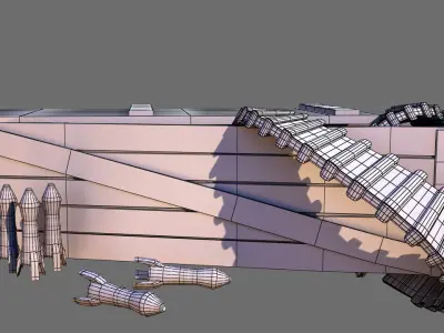 TF2 Sentry gun with munition 3D model