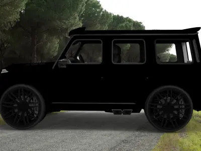  Brabus G-Class Custom Matte Black Edition 3D model