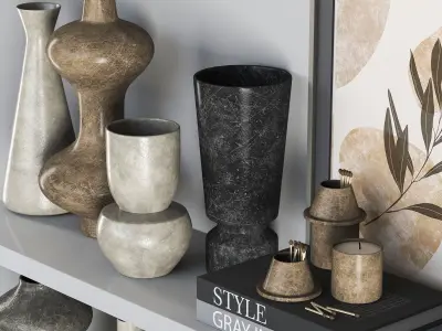 Decorative set 012 3D model