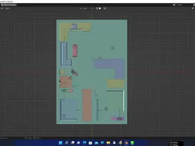home interior 3d model  3D model