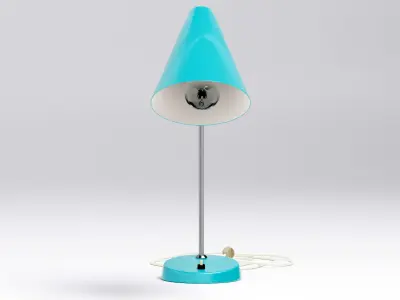 Vintage Soviet desk lamp Free 3D model