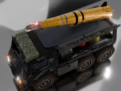 military vehicle 3D model