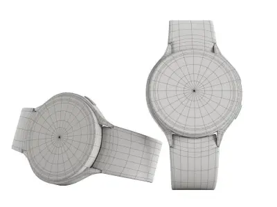 Samsung Galaxy Watch 4 Low-poly 3D model