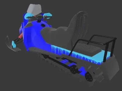 Snowmobile Free 3D model