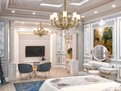 Bedroom classic 3D model