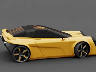 Porche concept Car 3D model