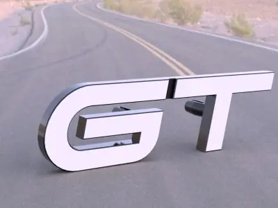 Renault Megane 4 GT Emblem Badge 2016 3D print model