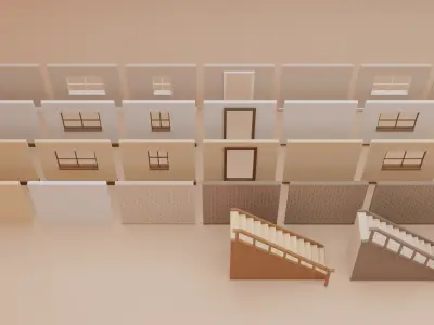 Low Poly Modular Interior Pack Low-poly 3D model