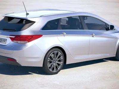 Hyundai i40 2018 Tourer 3D model