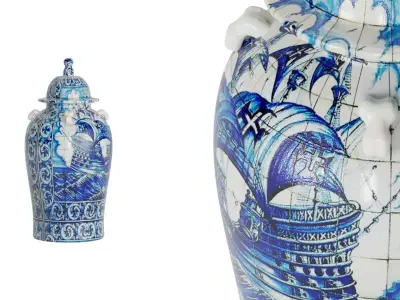 18th Century Chinese Jar  3D model