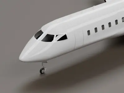 Bombardier Global 5500 3D model