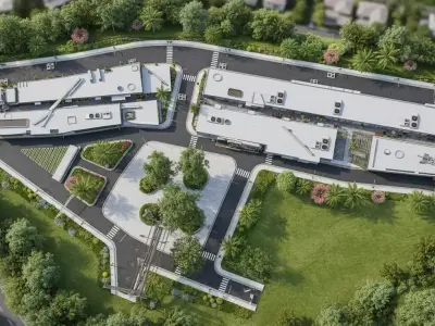 Vice City Inspired Full 3D City Pack Low-poly 3D model