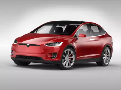Tesla Model X 2017 3D model