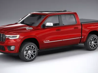 Ram 1500 Tungsten 2025 3D model