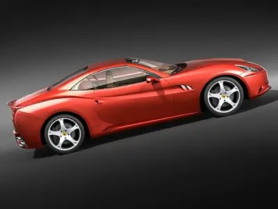 Ferrari California midpoly 3D model