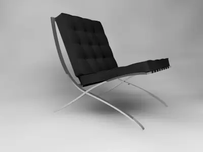 Silla Barcelona Free 3D model