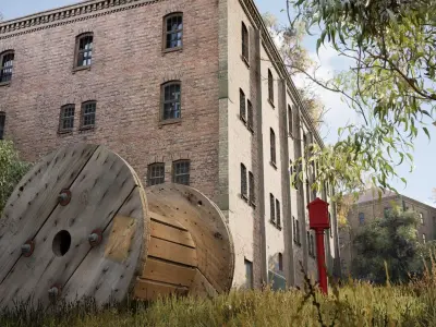 Nature Way - Unreal Engine Environment Low-poly 3D model