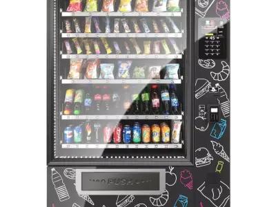 Unicum Rosso Large Foodbox TOUCH TO GO  3D model