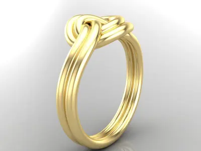 Ring M57 The luxury female ring wedding 3D print model