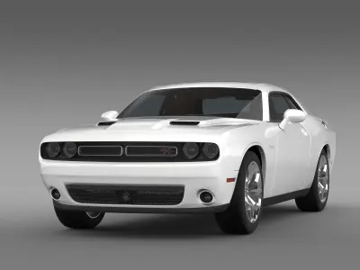 Dodge Challenger RT Classic LC 2015 3D model