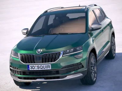 Skoda Karoq Scout 2019 3D model