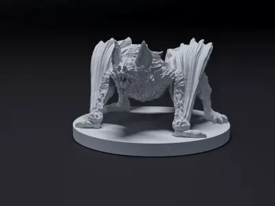 bat animal 3D print model